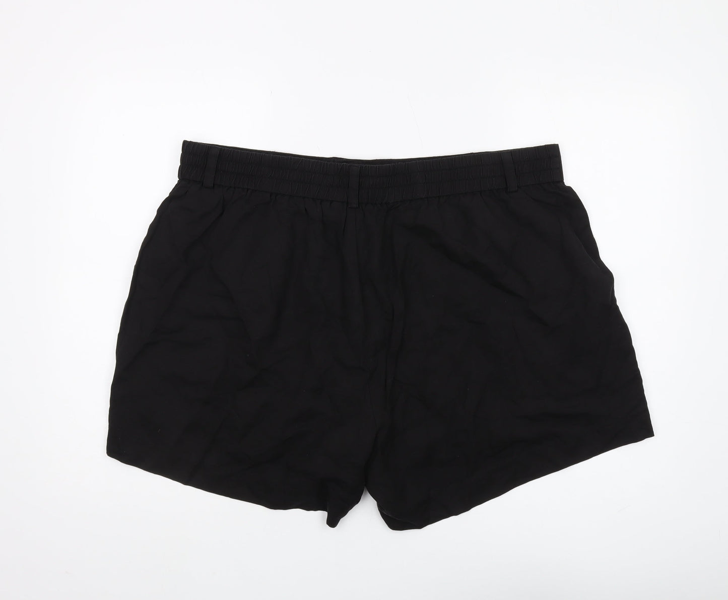 Torrid Women's Black Relaxed Mid-Rise Shorts, Size 12