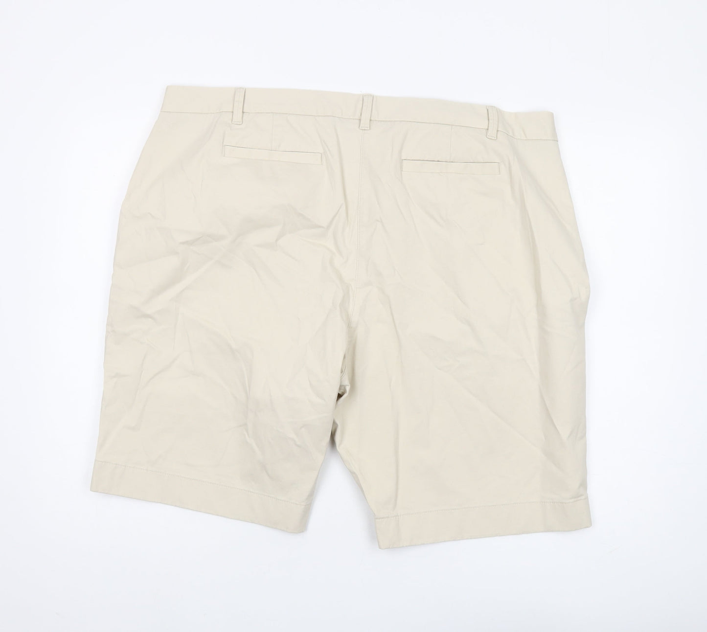 Marks and Spencer Women's Beige Chino Shorts Size 22