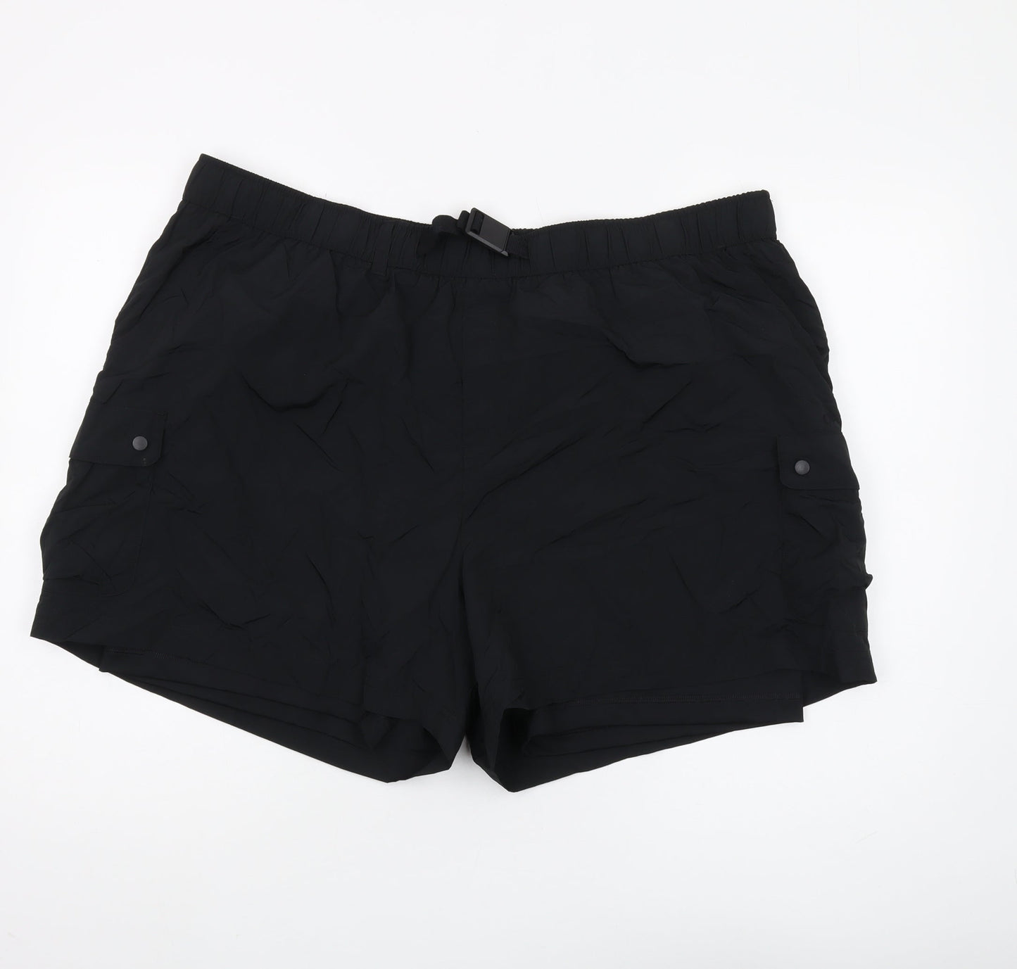 Marks and Spencer Men's Black Athletic Shorts