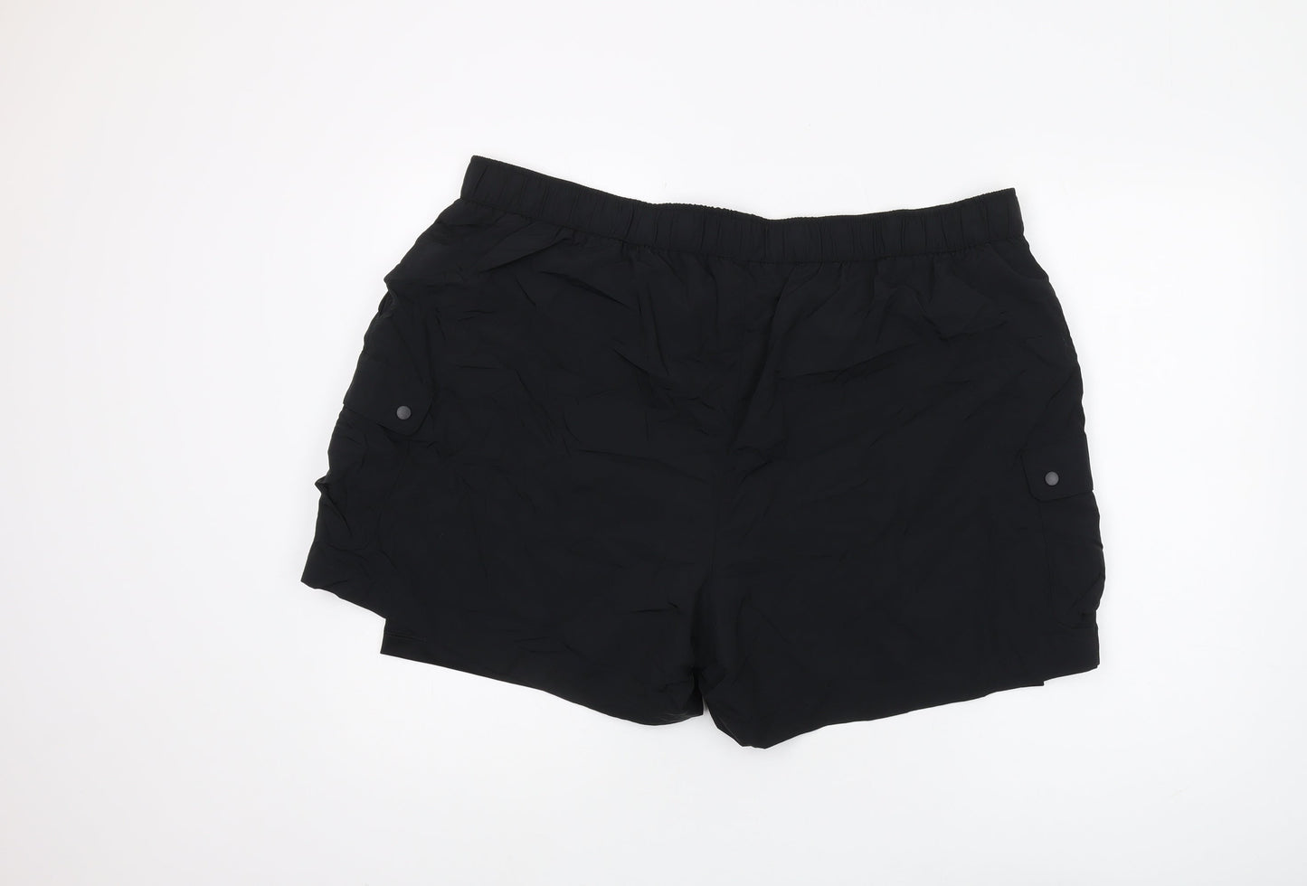 Marks and Spencer Men's Black Athletic Shorts