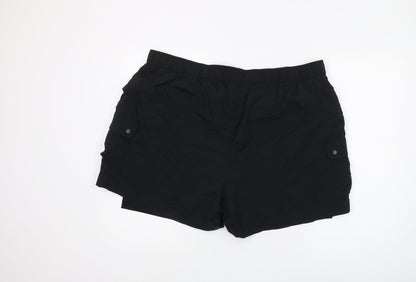 Marks and Spencer Men's Black Athletic Shorts