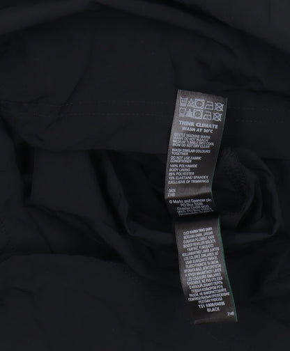 Marks and Spencer Men's Black Athletic Shorts