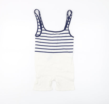 ZARA Women's Striped Sleeveless Jumpsuit XS