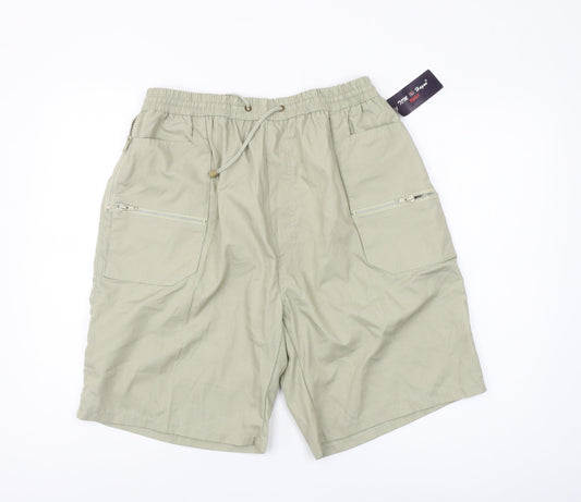 Tom Magen Sport Men's Beige Cargo Shorts 2XL