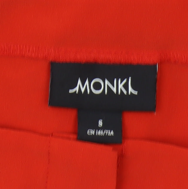 Monki Women's Red Off Shoulder Jumpsuit Size S