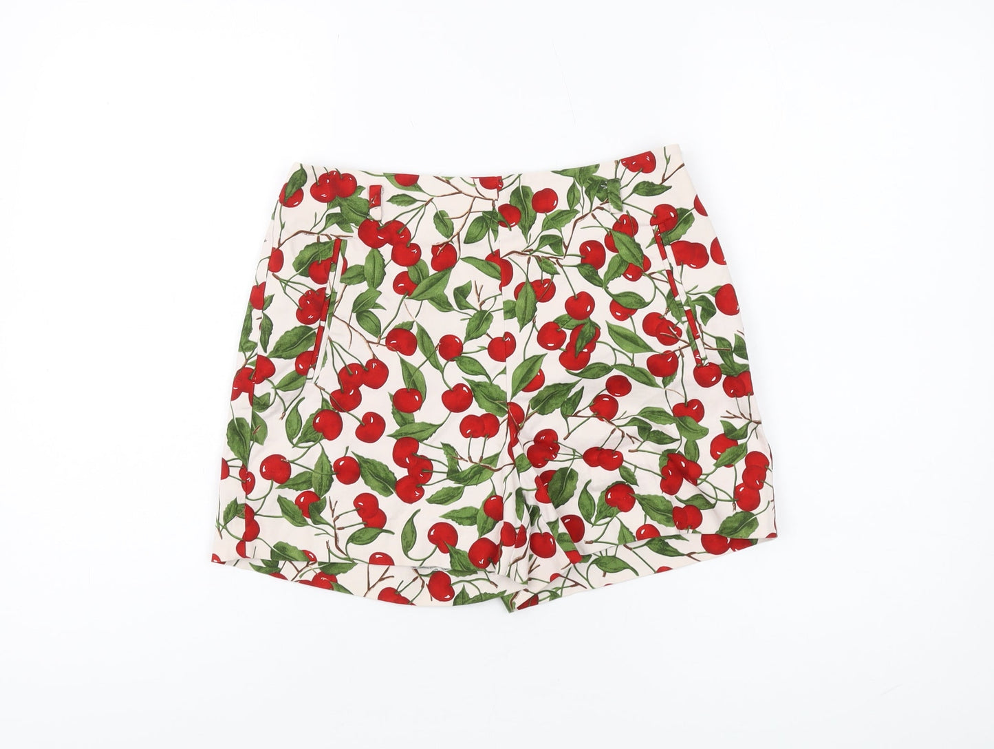 Zara Women's Multicoloured Chino Shorts Size S