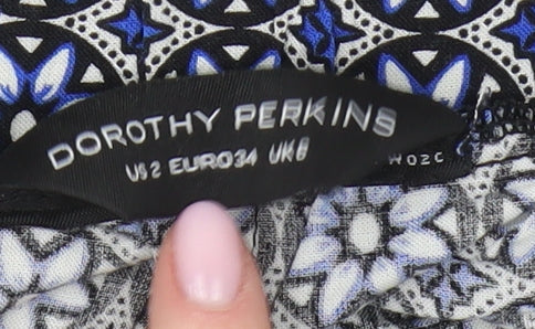 Dorothy Perkins Multicoloured Women's Viscose Shorts Size 6