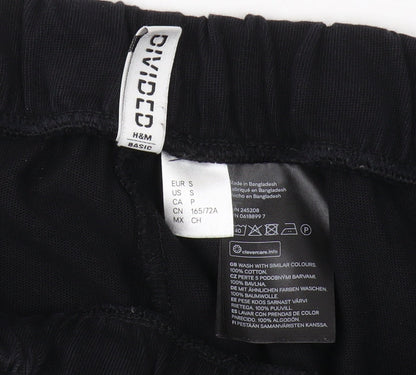 Womens UK Size S Divided Regular Fit  Black Trousers