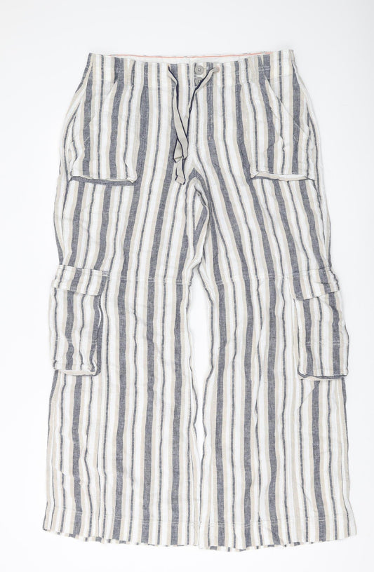 Pilcro Men's Multicoloured Cargo Trousers Size 12