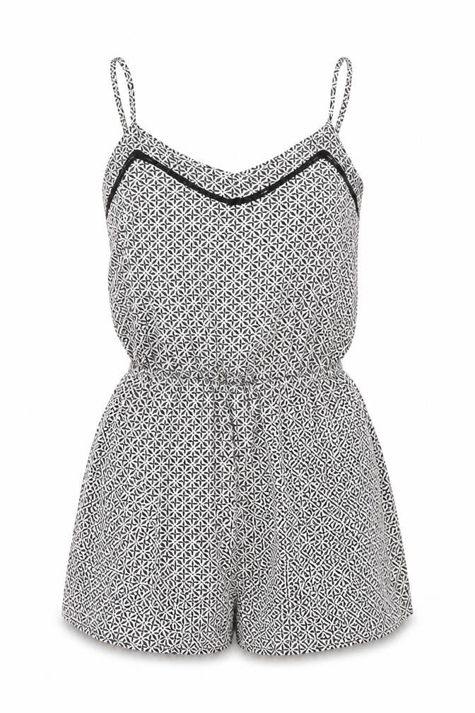 Womens UK Size 6 H&M One-Piece Multicoloured Playsuit