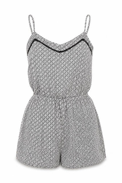Womens UK Size 6 H&M One-Piece Multicoloured Playsuit