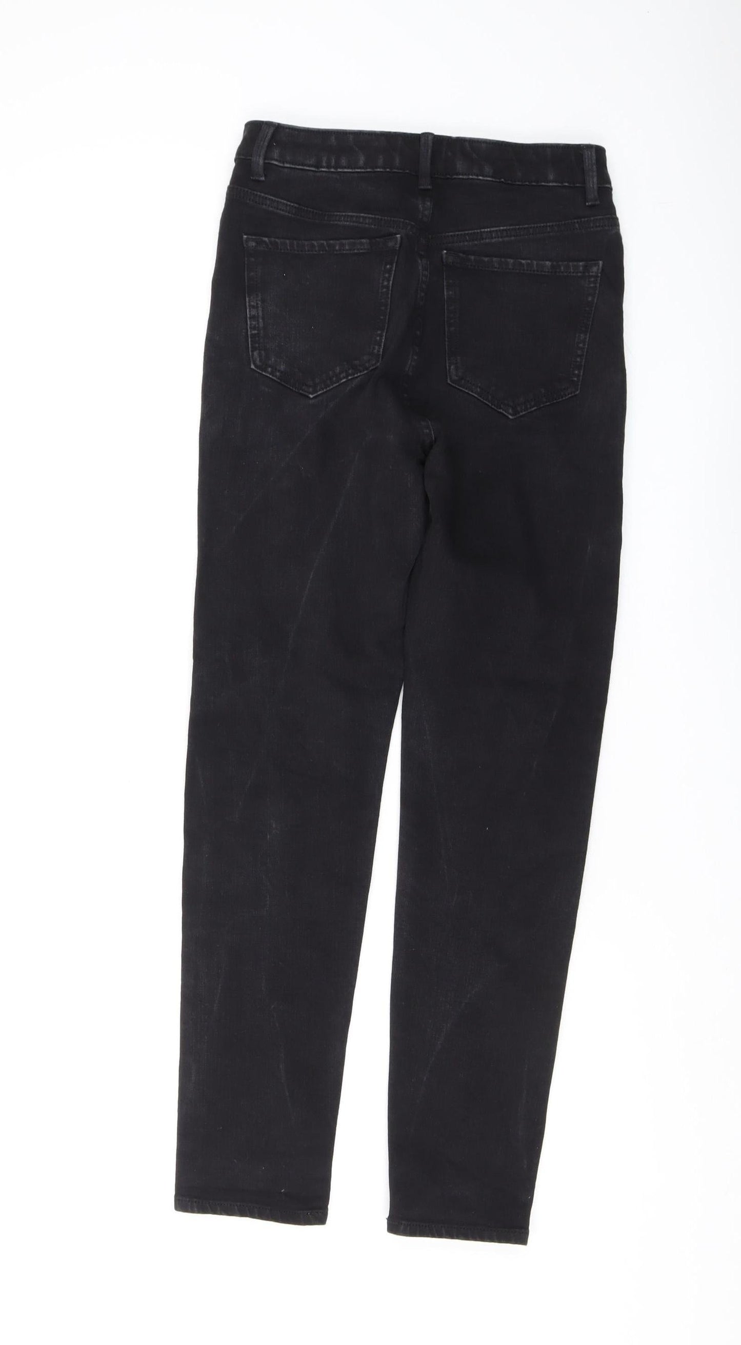 Womens UK Size 8 Marks and Spencer Regular Fit Skinny Black Jeans