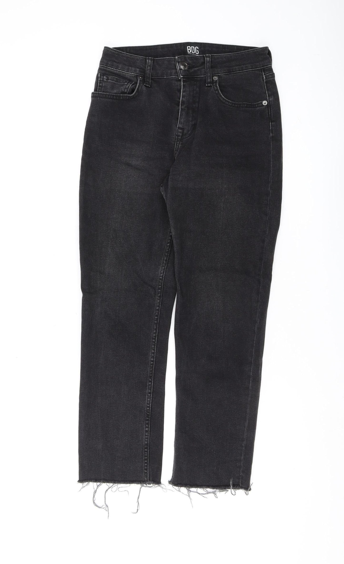 BDG Women's Black Straight Jeans, Size 27 Regular