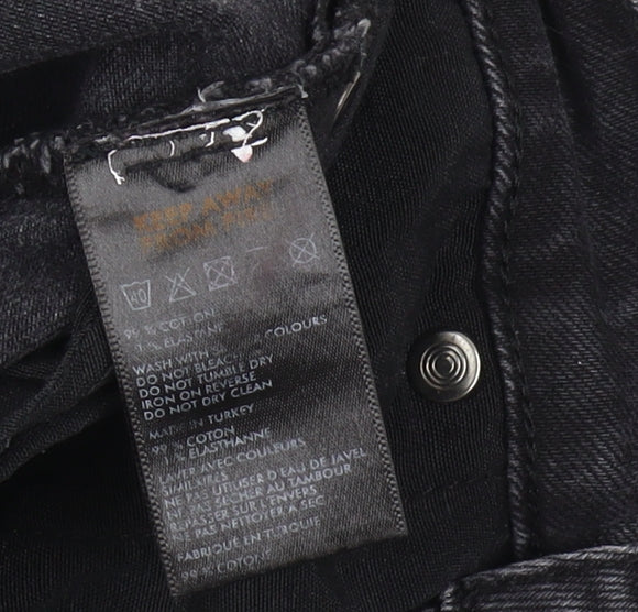 BDG Women's Black Straight Jeans, Size 27 Regular