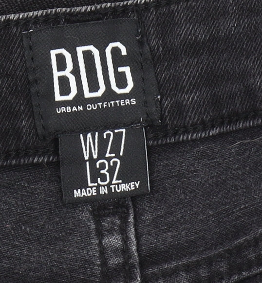 BDG Women's Black Straight Jeans, Size 27 Regular