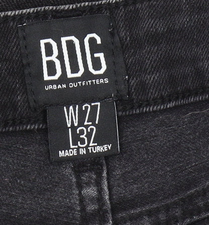 BDG Women's Black Straight Jeans, Size 27 Regular