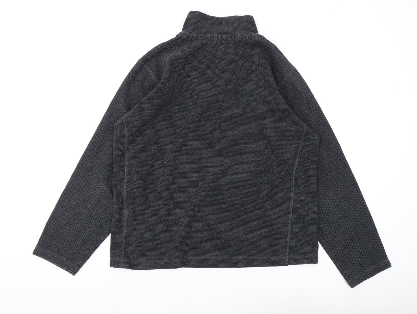 Mens UK Size L John Lewis Black Pullover Sweatshirt