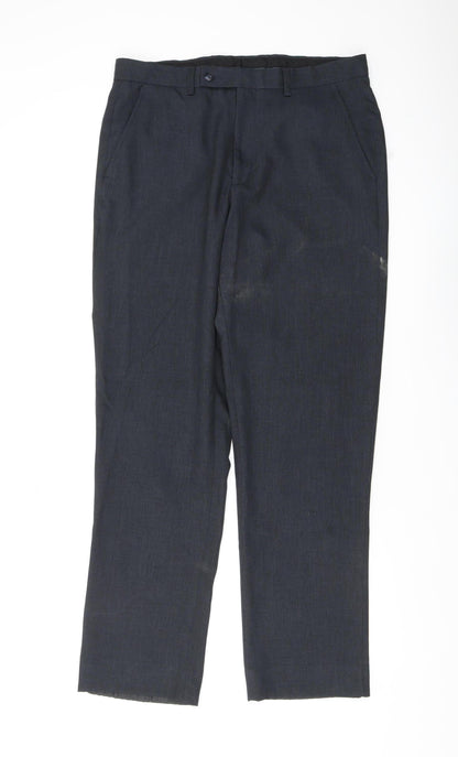 Taylor & Wright Men's Black Dress Pants, Size M, Regular Fit