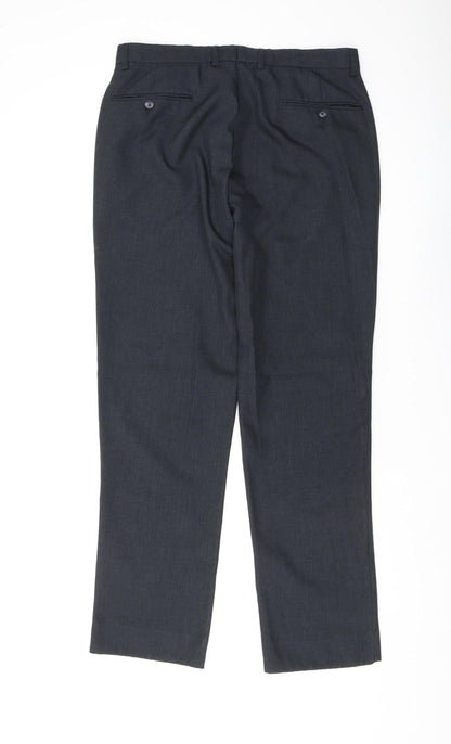 Taylor & Wright Men's Black Dress Pants, Size M, Regular Fit