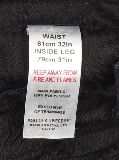 Taylor & Wright Men's Black Dress Pants, Size M, Regular Fit