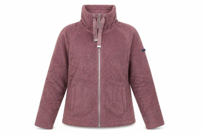 Womens UK Size 10 Regatta Pink Full Zip Hoodie