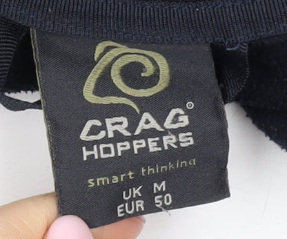 Mens UK Size M Craghoppers Blue 1/4 Zip Sweatshirt
