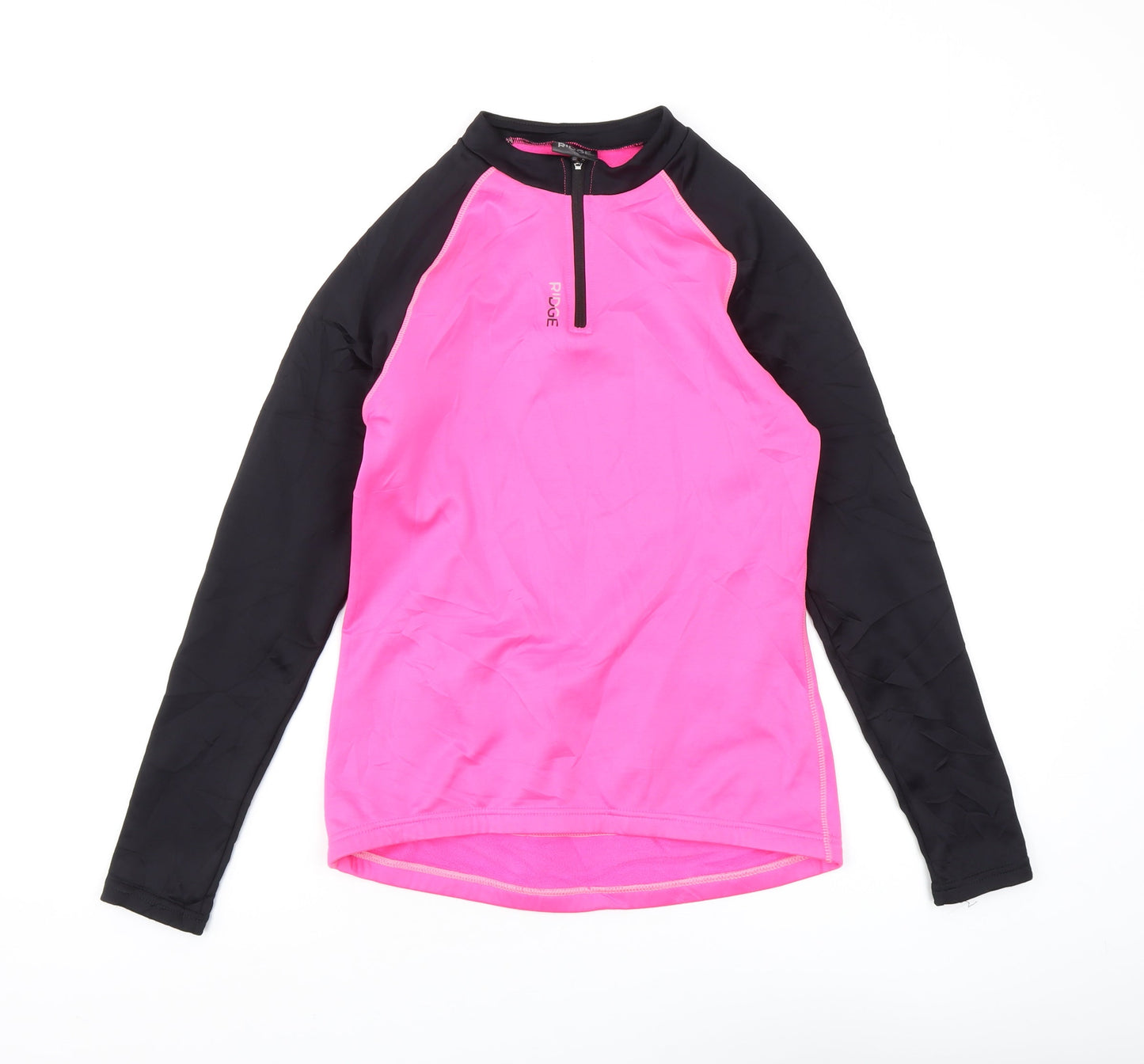 RIDGE Women's Pink Cycling Jersey, Size 10, Athletic Fit
