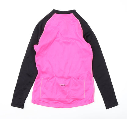 RIDGE Women's Pink Cycling Jersey, Size 10, Athletic Fit