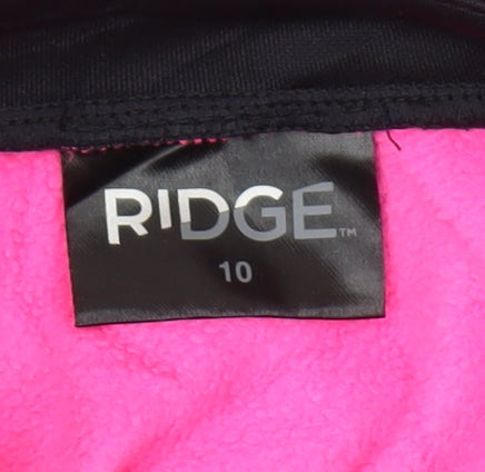 RIDGE Women's Pink Cycling Jersey, Size 10, Athletic Fit