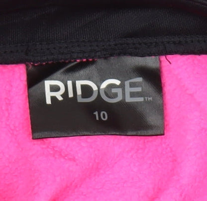RIDGE Women's Pink Cycling Jersey, Size 10, Athletic Fit