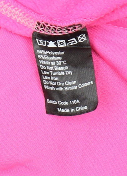 RIDGE Women's Pink Cycling Jersey, Size 10, Athletic Fit
