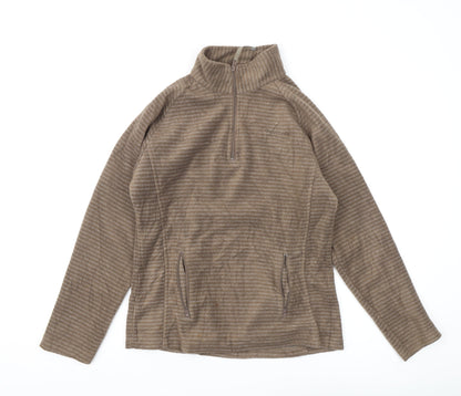 Regatta Women's Brown Striped Pullover Sweatshirt Size 10