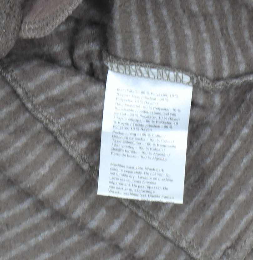 Regatta Women's Brown Striped Pullover Sweatshirt Size 10