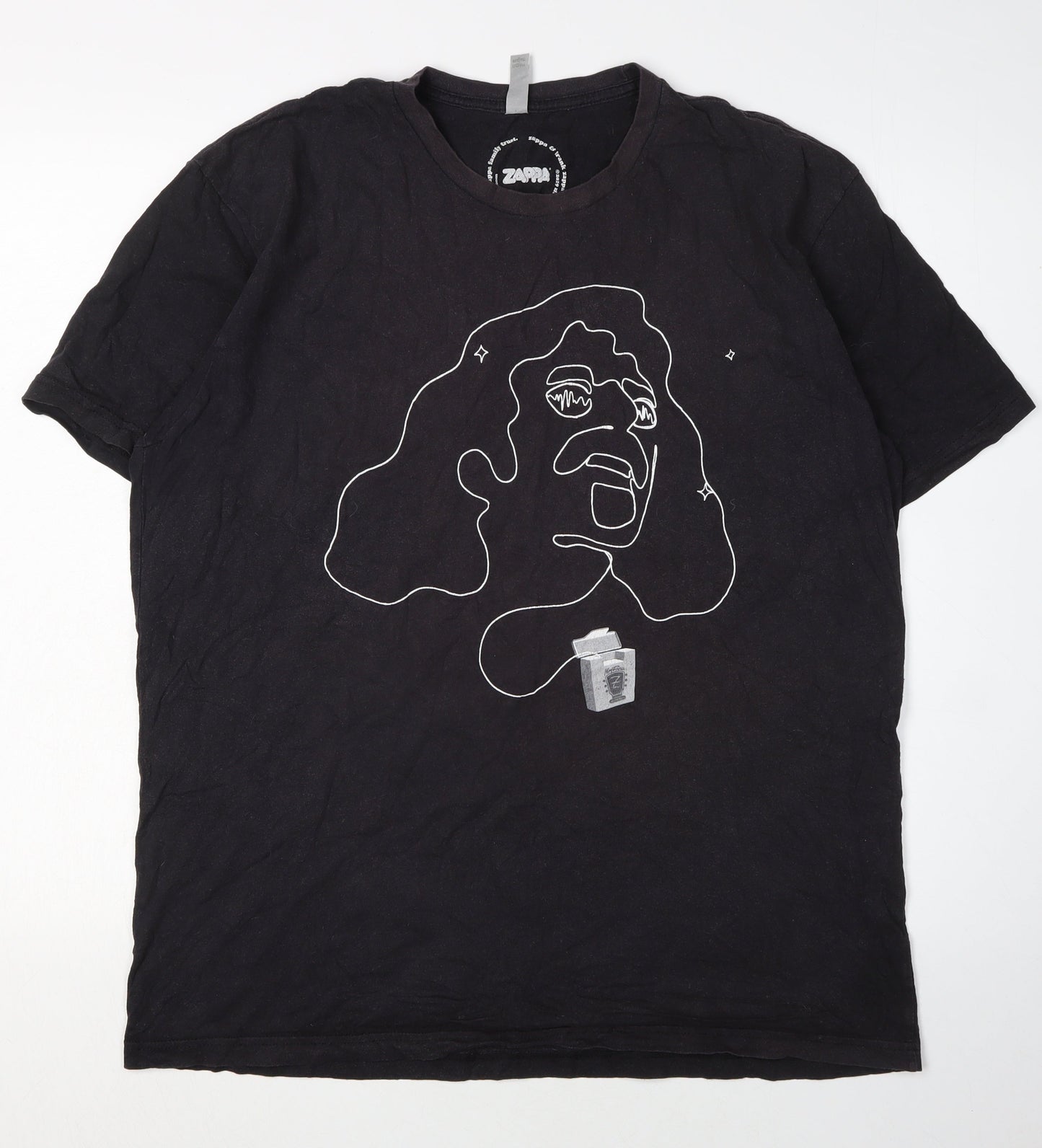 Next Level Apparel Men's Black XL Graphic Music T-Shirt