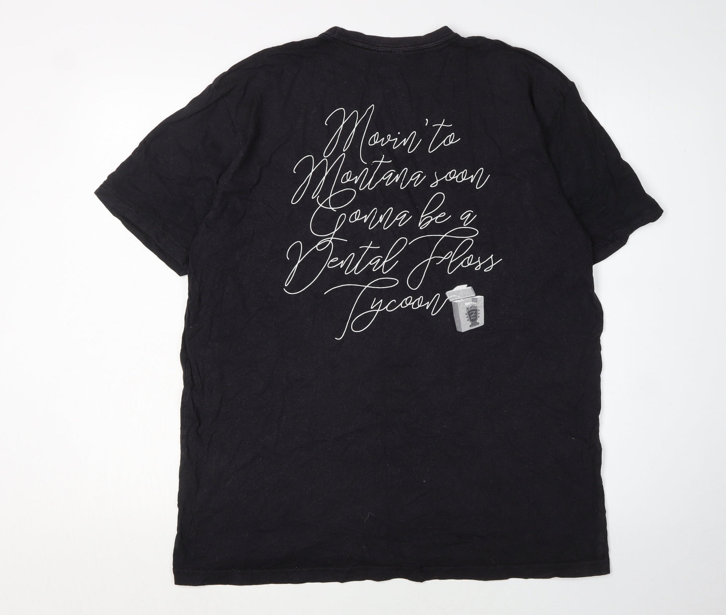 Next Level Apparel Men's Black XL Graphic Music T-Shirt