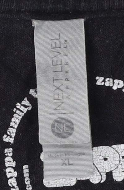 Next Level Apparel Men's Black XL Graphic Music T-Shirt
