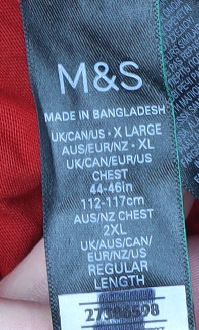 Marks and Spencer Men’s Red XL England Euro 2024 T-Shirt