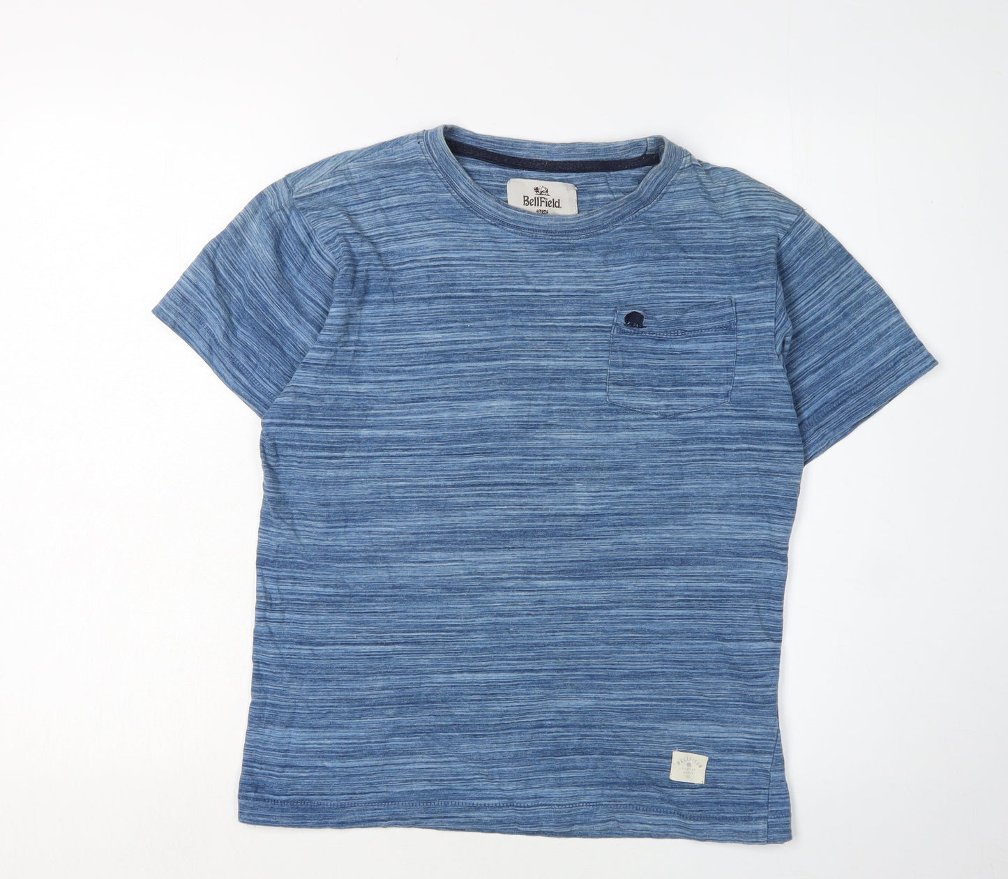 Mens UK Size S Bellfield Blue  T-Shirt