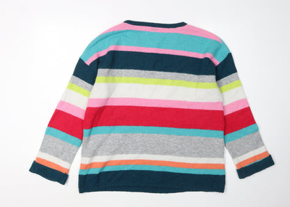 Womens UK Size 12 s.Oliver Multicoloured Pullover Jumper