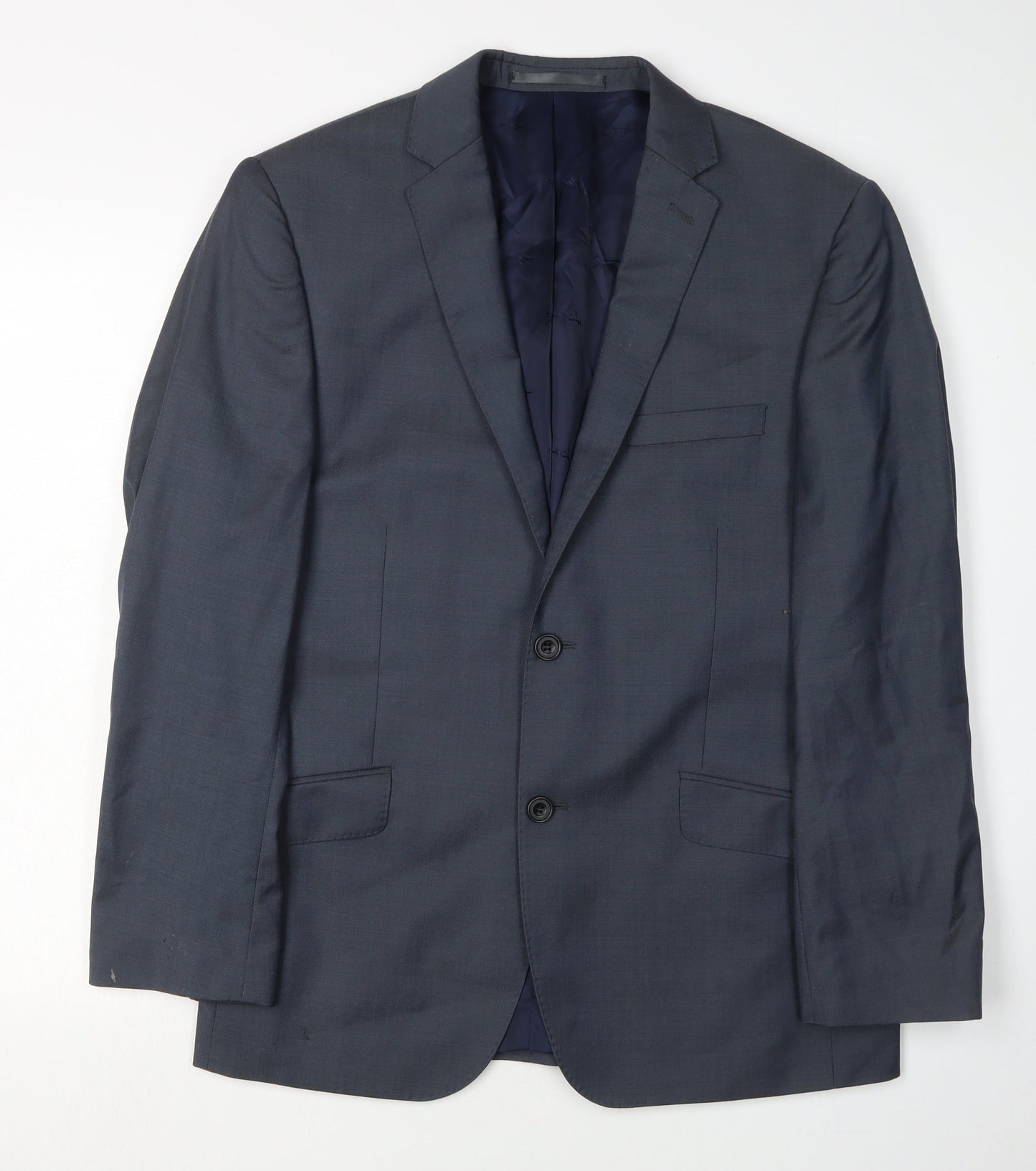 Mens UK Size 38 Paul Costelloe Regular Blue Suit Jacket