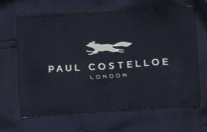 Mens UK Size 38 Paul Costelloe Regular Blue Suit Jacket