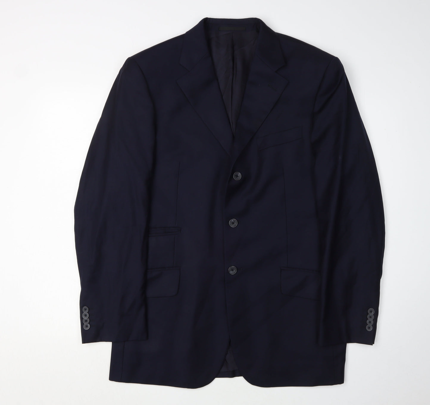 Mens UK Size 40 T.M.Lewin Regular Blue Suit Jacket