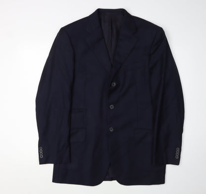 Mens UK Size 40 T.M.Lewin Regular Blue Suit Jacket