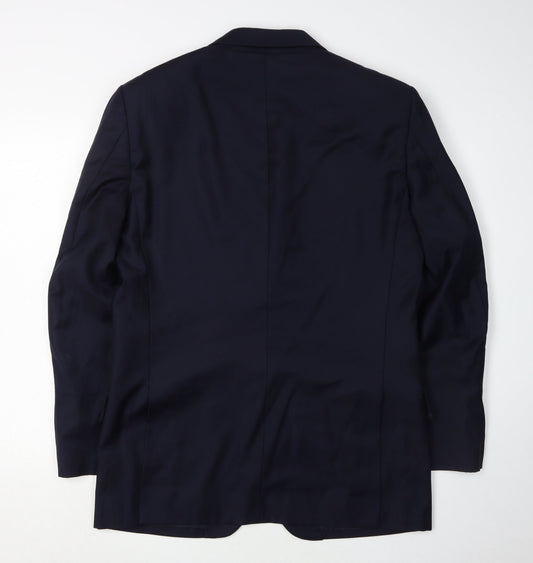 Mens UK Size 40 T.M.Lewin Regular Blue Suit Jacket