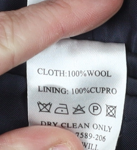 Mens UK Size 40 T.M.Lewin Regular Blue Suit Jacket