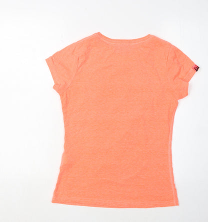 Womens UK Size M Superdry Orange  T-Shirt