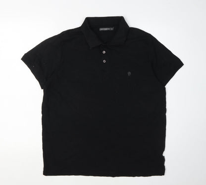 French Connection Men's Black XL Polo Shirt