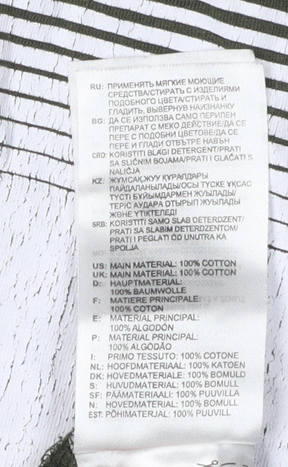 Adidas Men's Green Graphic T-Shirt, Size S