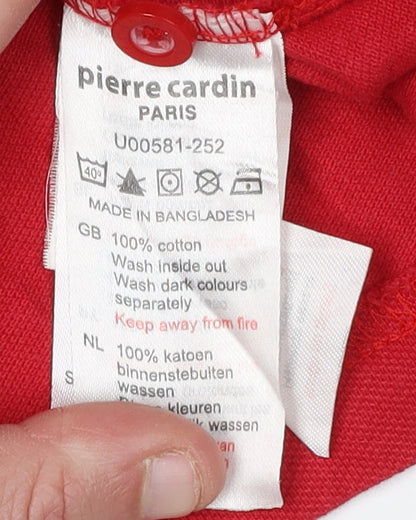 Pierre Cardin Men's Red XL Polo Shirt Regular Fit