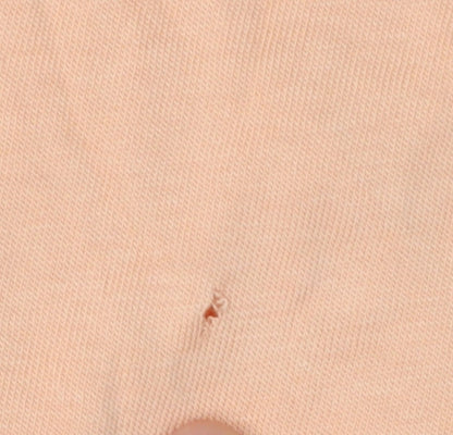 Adidas Women's Pink Cotton T-Shirt XS Raglan Sleeve